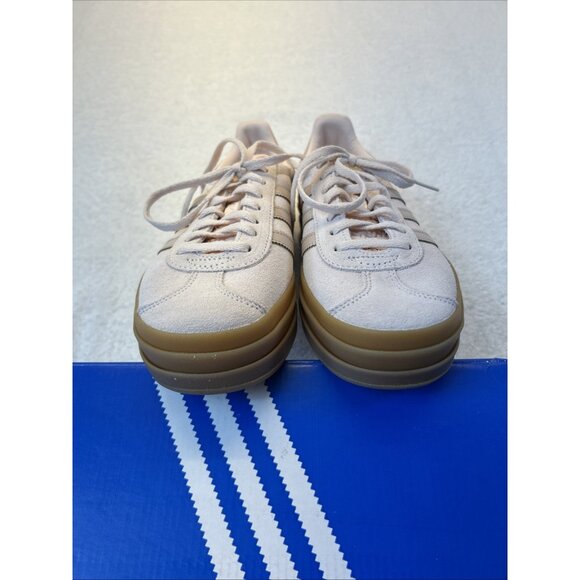 adidas Shoes - Adidas Gazelle Bold J Cream Tan Gum Sole Women SZ 5.5 New in Box